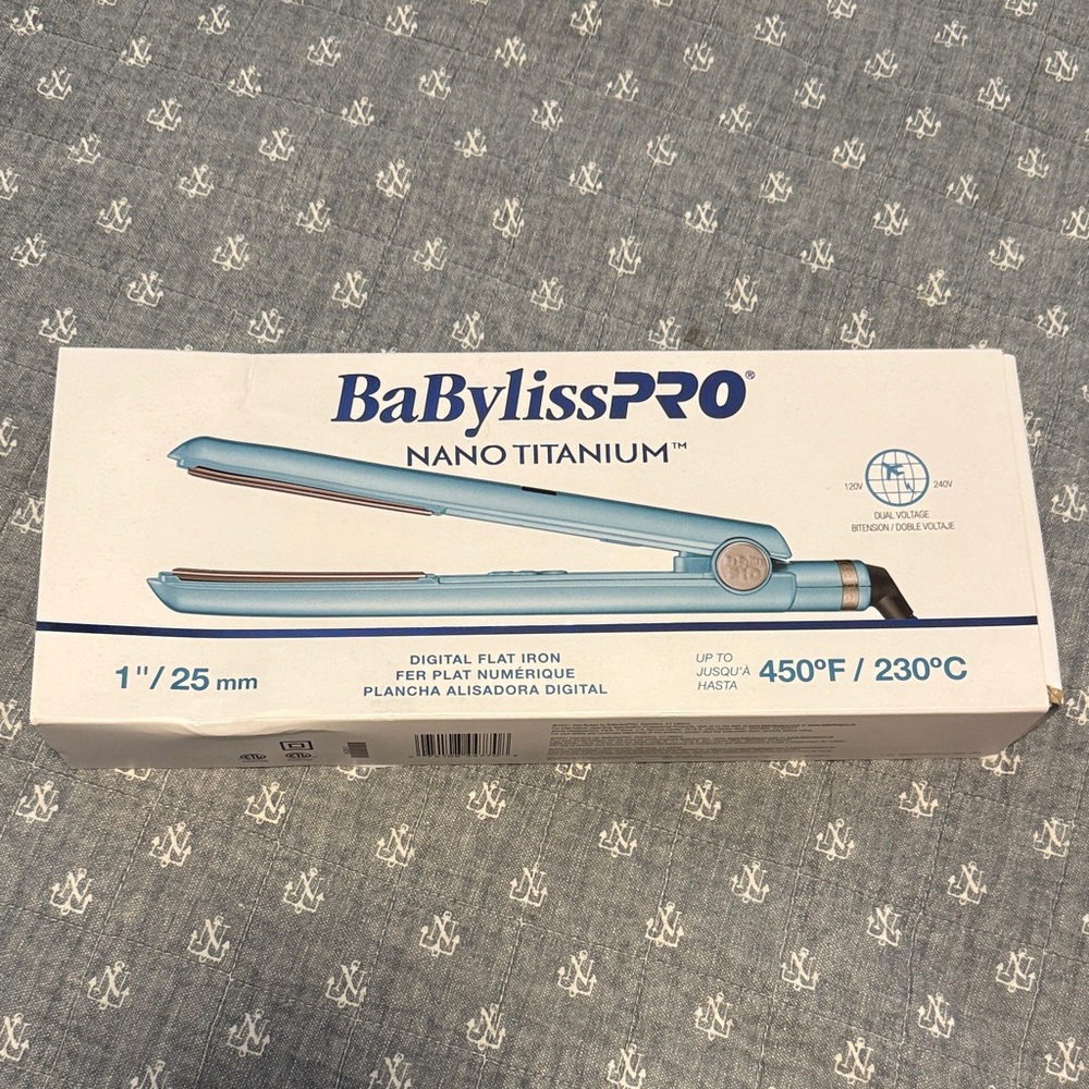 BaBylissPRO Nano Titanium 1" Straightener